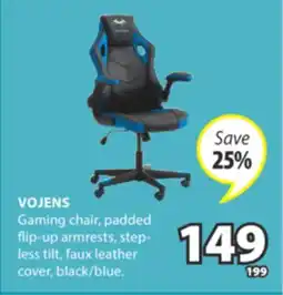 JYSK VOJENS Gaming chair, padded-up offer