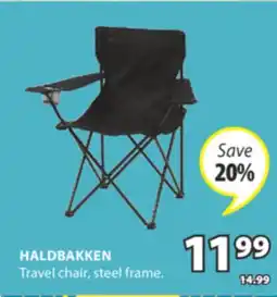 JYSK HALDBAKKEN Travel chair offer