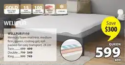 JYSK WELLPUR F110 Memory foam mattress offer