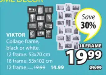 JYSK VIKTOR Collage frame offer