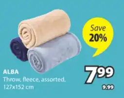 JYSK ALBA Throw offer