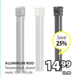 JYSK ALUMINUM ROD Tension rod offer