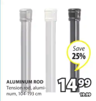 JYSK ALUMINUM ROD Tension rod offer