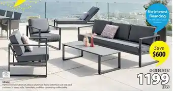 JYSK VONGE 5-person conversation set offer