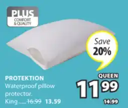 JYSK PROTEKTION Waterproof pillow protector offer