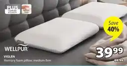 JYSK VIGLEN Memory foam pillow offer