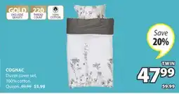 JYSK COGNAC Duvet cover set offer