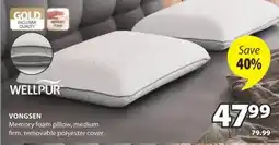 JYSK VONGSEN Memory foam pillow offer