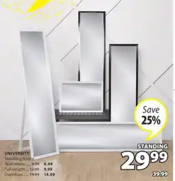 JYSK UNIVERSITY Standing mirror offer