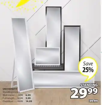 JYSK UNIVERSITY Standing mirror offer