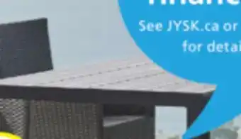 JYSK MADERUP 205 CM TABLE offer