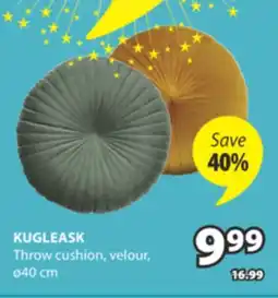 JYSK KUGLEASK Throw cushion offer