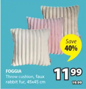JYSK FOGGIA Throw cushion offer