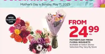 Rexall MOTHER'S DAY FRESH FLORAL BOUQUETS offer