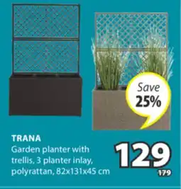 JYSK TRANA Garden planter with trellis offer