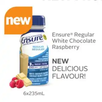 Rexall Ensure Regular White Chocolate Raspberry offer