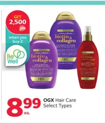 Rexall OGX Hair Care offer