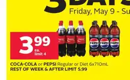Rexall COCA-COLA or PEPSI Regular or Diet offer
