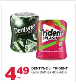 Rexall DENTYNE or TRIDENT Gum Bottles offer