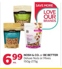Rexall NOSH & CO. or BE BETTER Deluxe Nuts or Mixes offer