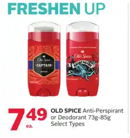 Rexall OLD SPICE Anti-Perspirant or Deodorant offer