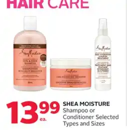 Rexall SHEA MOISTURE Shampoo or Conditioner offer