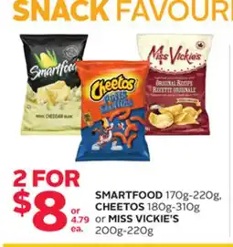 Rexall SMARTFOOD 170g-220g, CHEETOS 180g-310g or MISS VICKIE'S 200g-220g offer