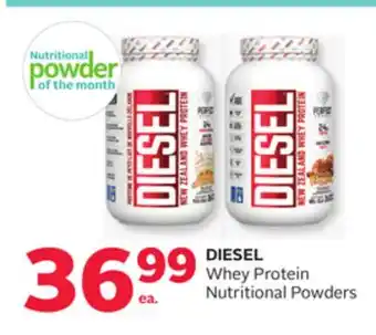 Rexall DIESEL Whey Protein Nutritional offer