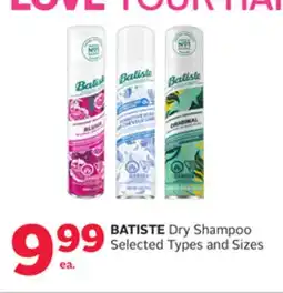 Rexall BATISTE Dry Shampoo offer