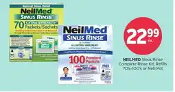 Rexall NEILMED Sinus Rinse Complete Rinse Kit, Refills 70' s-100' s or Neti Pot offer