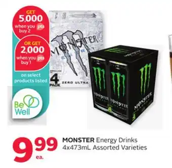 Rexall MONSTER Energy Drinks offer