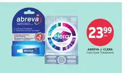 Rexall ABREVA or CLERA Cold Sore Treatment offer