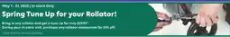 Wellwise by Shoppers Spring Tune Up for your Rollator! offer