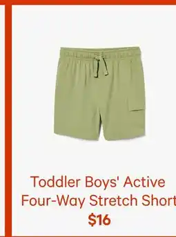 Joe Fresh Toddler Boys' Active Four-Way Stretch Short offer