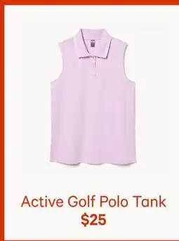 Joe Fresh Active Golf Polo Tank offer