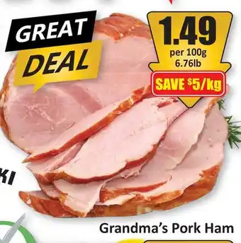 Starsky Grandma's Pork Ham offer