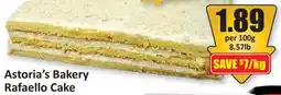 Starsky Astoria's Bakery Rafaello Cake offer