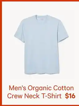 Joe Fresh Men's Organic Cotton Crew Neck T-Shirt offer