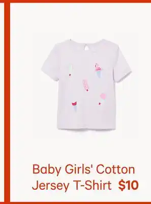 Joe Fresh Baby Girls' Cotton Jersey T-Shirt offer