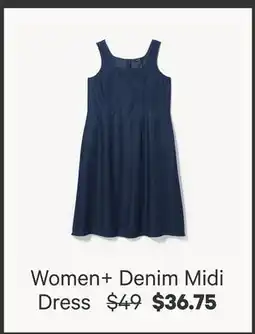 Joe Fresh Women+ Denim Midi Dress offer