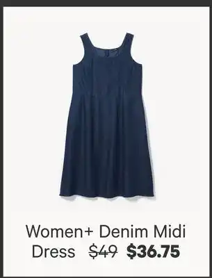 Joe Fresh Women+ Denim Midi Dress offer