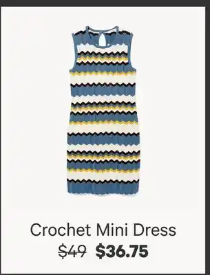 Joe Fresh Crochet Mini Dress offer