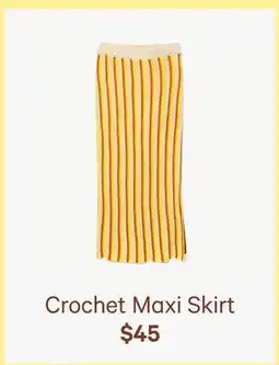 Joe Fresh Crochet Maxi Skirt offer