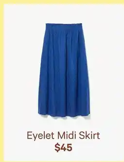 Joe Fresh Eyelet Midi Skirt offer