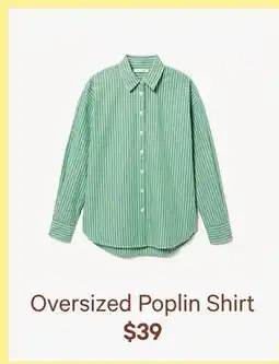 Joe Fresh Oversized Poplin Shirt offer