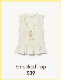 Joe Fresh Smocked Top offer
