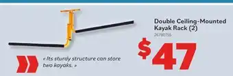 Matériaux Pont Masson Double Ceiling-Mounted Kayak Rack (2) offer