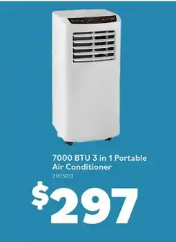 Matériaux Pont Masson 7000 BTU 3 in 1 Portable Air Conditioner offer