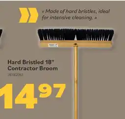 Matériaux Pont Masson Hard Bristled 18 Contractor Broom offer