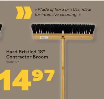 Matériaux Pont Masson Hard Bristled 18 Contractor Broom offer